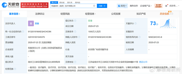 軟通動力南京設(shè)立技術(shù)公司，深化軟件開發(fā)布局